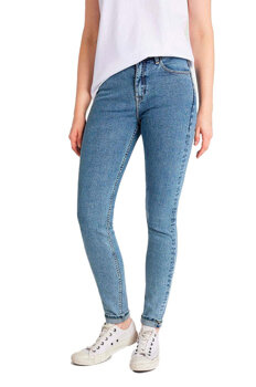 LEE SCARLETT SKINNY HIGH WAIST DAMSKIE SPODNIE JEANSOWE MENLO LIGHT L626LYIA 112114261