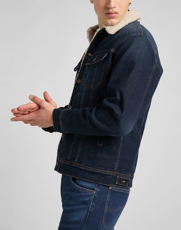 LEE SHERPA JACKET DARK SIDNEY L87BSGSU 112140974