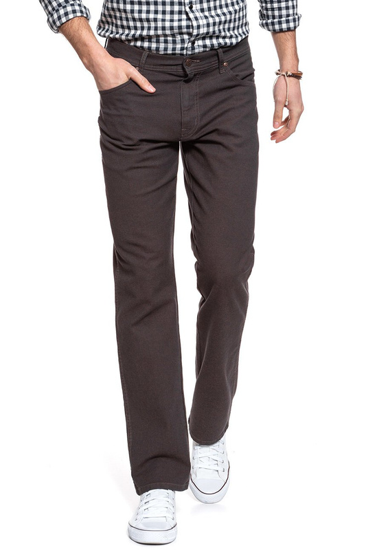 SPODNIE MĘSKIE WRANGLER TEXAS COCO BROWN W121XDH07 112126251
