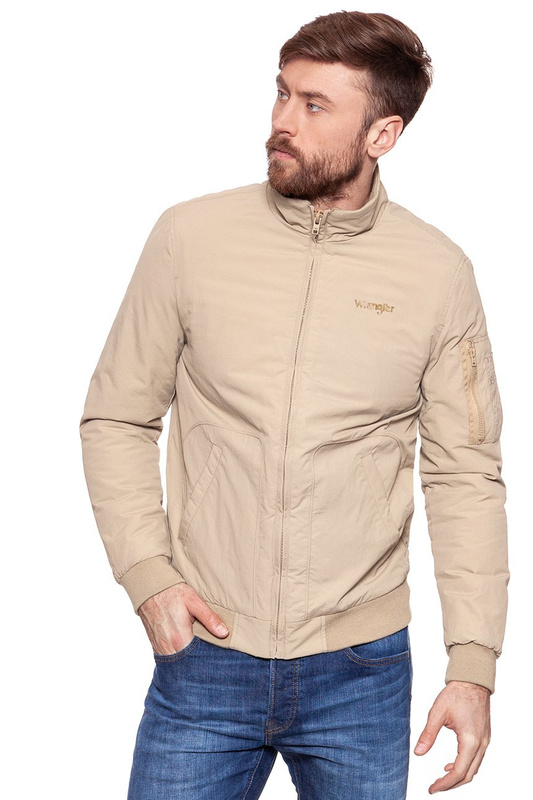 KURTKA WRANGLER CLASSIC BOMBER CLAY BEIGE W4732XIWM 112129031