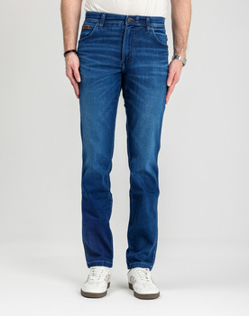 WRANGLER MĘSKIE SPODNIE JEANSOWE WRANGLER TEXAS SLIM BLUE JAM 112358217
