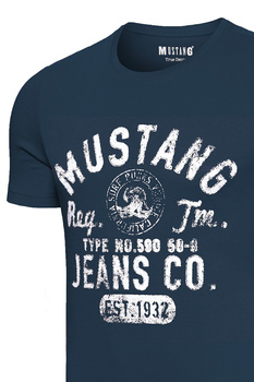 MUSTANG T SHIRT Print Tee MOOD INDIGO 1007520 5228