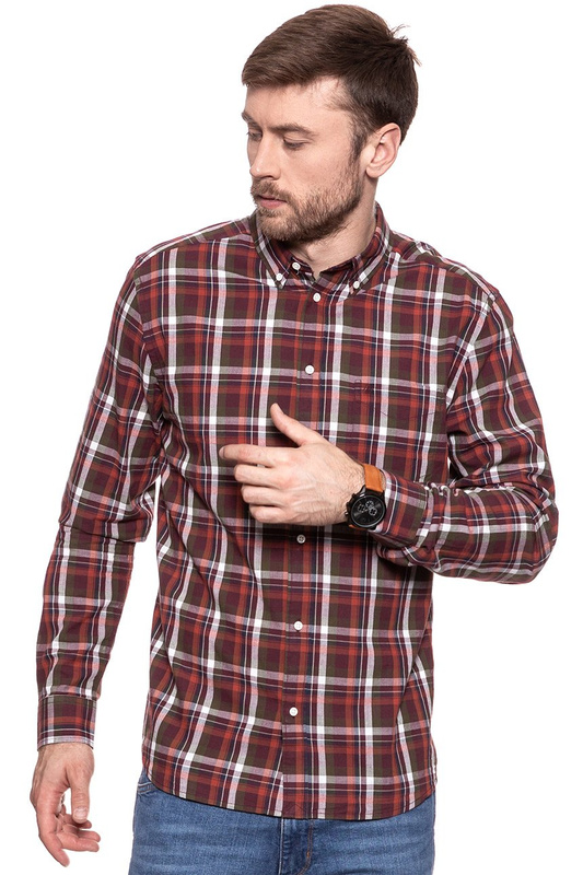 WRANGLER LS BUTTON DOWN SHIRT BOSSA NOVA W5874NQDQ