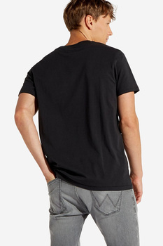WRANGLER EAGLE TEE MĘSKI T-SHIRT NADRUK FADED BLACK W7C13FKV6 112131634