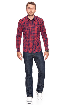 WRANGLER L/S HERITAGE WESTERN H. R. RED W57168R1P