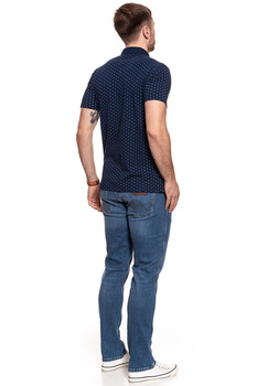 LEE POLKADOT POLO DEEP INDIGO L60UPZPS