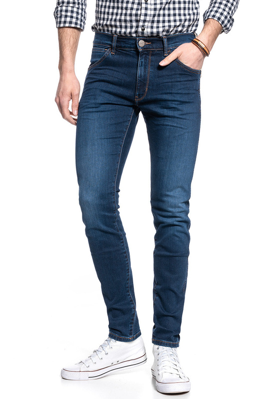 WRANGLER BRYSON MĘSKIE SPODNIE JEANSOWE STATIC BLUE W14XLQ25J 112141173