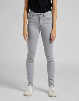 DAMSKIE SPODNIE JEANSOWE LEE Scarlett High LIGHT GREY L626SXCM 112114406