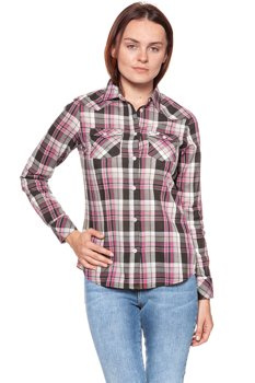 KOSZULA WRANGLER CHECK SHIRT ROSIN GREEN W5240LUWY 112129352