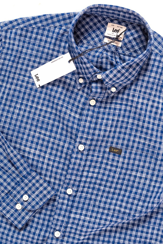 LEE LEE BUTTON DOWN DEEP INDIGO L880IEPS