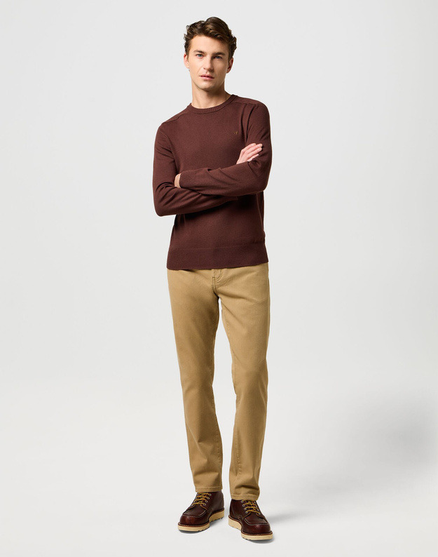 MESKIE SPODNIE  WRANGLER LARSTON TIGERS EYE 112371642