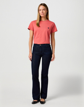 DAMSKA KOSZULKA WRANGLER REGULAR TEE MINERAL RED 112362782