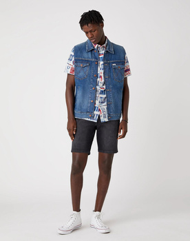 MĘSKI JEANSOWY BEZRĘKAWNIK WRANGLER DENIM VEST DE-LITE BLUE W447SF48R 112128890