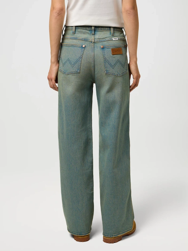 DAMSKIE SPODNIE WRANGLER LOOSE STRAIGHT SILVER LAKE 112371183
