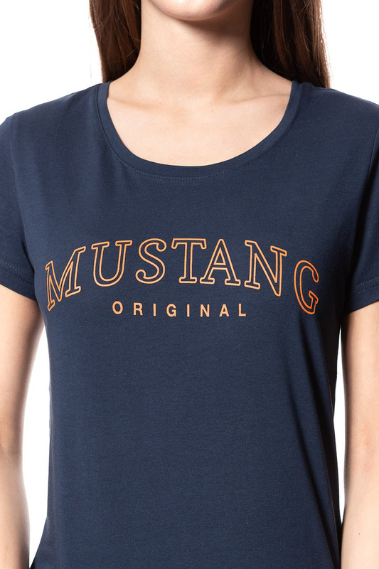 MUSTANG T SHIRT DAMSKI Alexia C Print DARK SAPPHIRE 1008380 4136