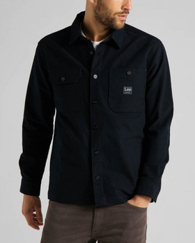 LEE BOX POCKET OVERSHIRT BLACK L68LLX01 112117190