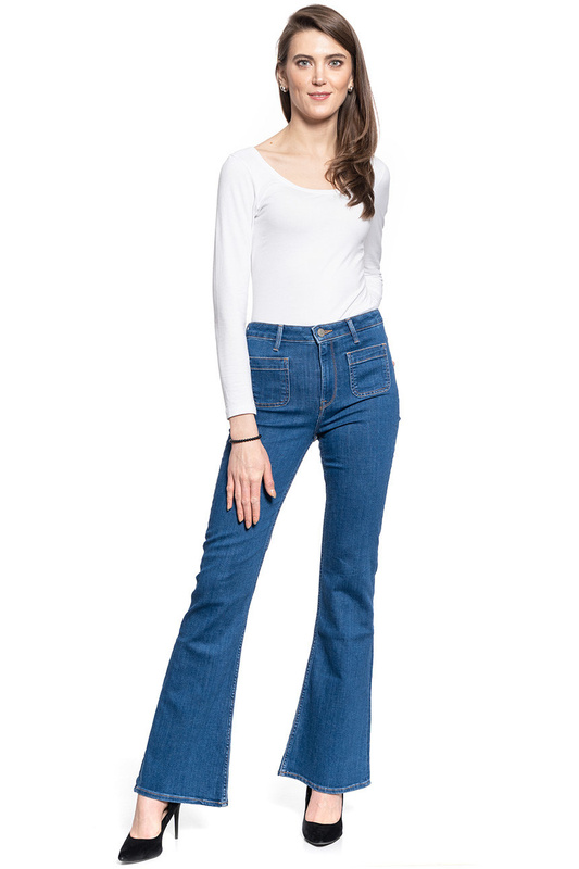 LEE FLARE DAMSKIE SPODNIE JEANSOWE L31NMANS 112107210