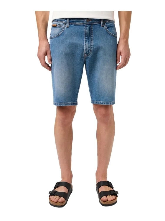 WRANGLER MĘSKIE SPODENKI JEANSOWE TEXAS SHORTS STRIDE 112350658 W11C018020