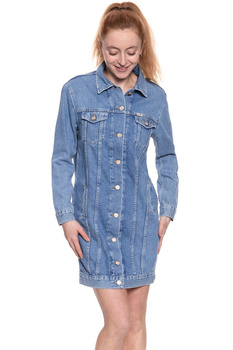 DAMSKA SUKIENKA WRANGLER TRUCKER DRESS STONEWASH W236BG96V 112127867