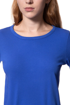 DAMSKI LONGSLEEVE WRANGLER B&Y LS CROP TEE NAUTICAL BLUE W722CF9V2 112130925