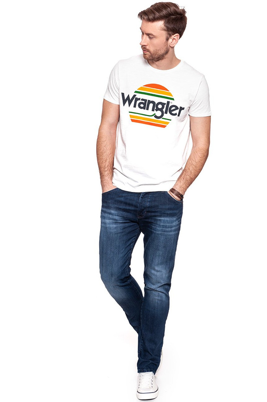 KOSZULKA WRANGLER FESTIVAL TEE VINTGE OFFWHITE W7B44DE1Y 112131475