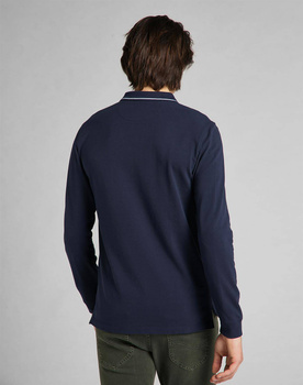 LEE LS PIQUE POLO NAVY MĘSKA KOSZULKA POLO L61VRL35 112114064