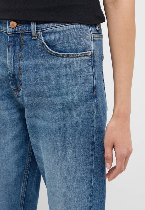 Damskie Spodnie jeansowe Mustang Style Brooks Relaxed Slim Denim Blue 1015560 5000 602