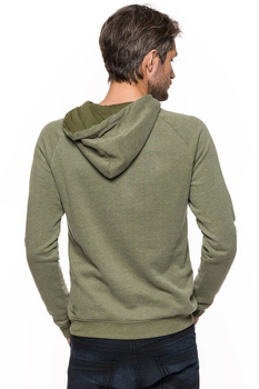 TOM TAILOR CITY PRINT HOODY OAK LEAF GREEN 2529676.00.12 COL. 7512
