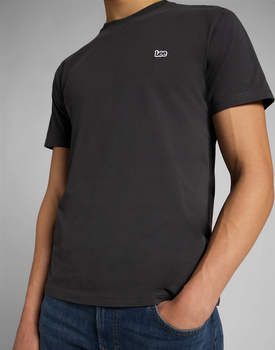 MĘSKI T-SHIRT LEE SS SMALL LOGO TEE WASHED BLACK L60UFQON 112113584