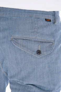 LEE CHINO MĘSKIE SPODNIE MATERIAŁOWE PIN STRIPE L768YACK 112121145