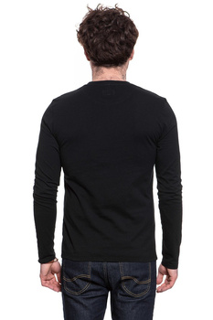 KOSZULKA LONGSLEEVE WRANGLER LS LOGO TEE BLACK W744D3100 112131092