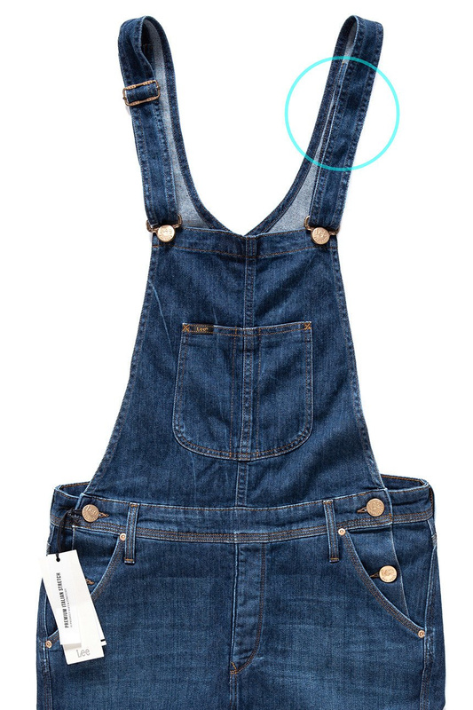 LEE RELAXED BIB HERITAGE BLUE L39KAWPD