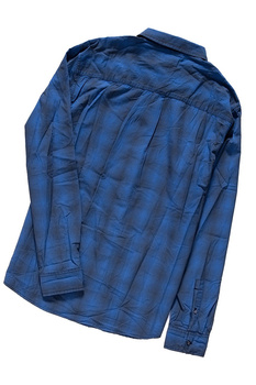 WRANGLER LS 1 PKT SHIRT BLUE W5760NA05