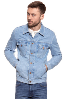 KURTKA JEANSOWA WRANGLER REGULAR JACKET BLEACHED OUT W443BG12D 112128857