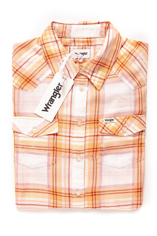 KOSZULA WRANGLER WESTERN APRICOT NECTAR W5240LU65 112129350
