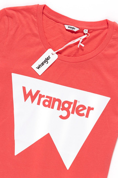 WRANGLER T SHIRT DAMSKI FESTIVAL TEE SPICED CORAL W7016EV6Y 112130891