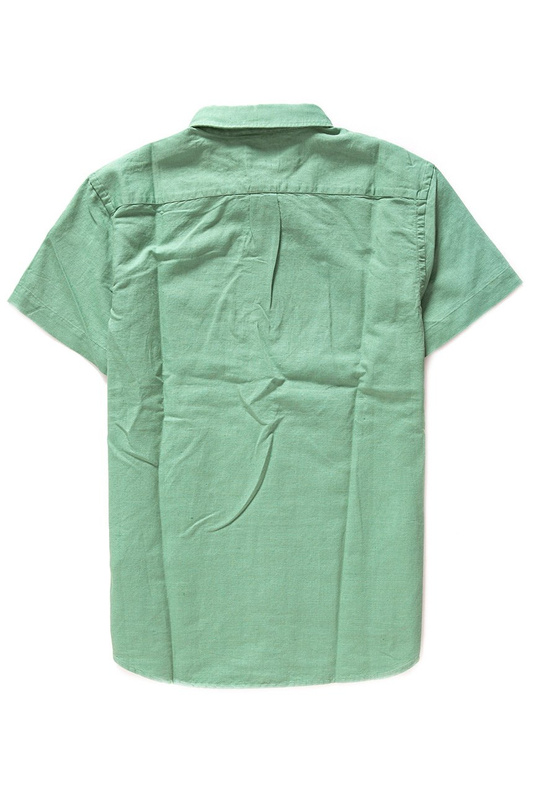 WRANGLER S/S 1 PKT SHIRT BERYL GREEN W5860LOS4