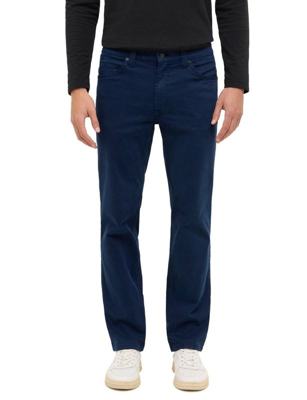 Męskie Spodnie jeansowe Mustang Style Tramper Straight Navy Blazer 1016828 5324