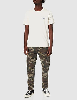 LEE SS TIE DYE TEE MĘSKI T-SHIRT KOSZULKA LOGO NAVY L62TND35 112144193