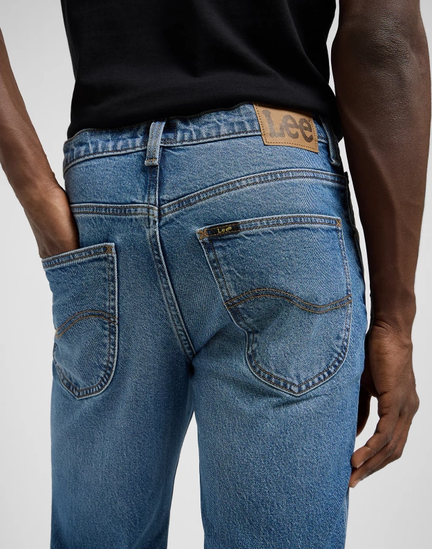 MESKIE SPODNIE  LEE BROOKLYN STRAIGHT TRUE 112371078