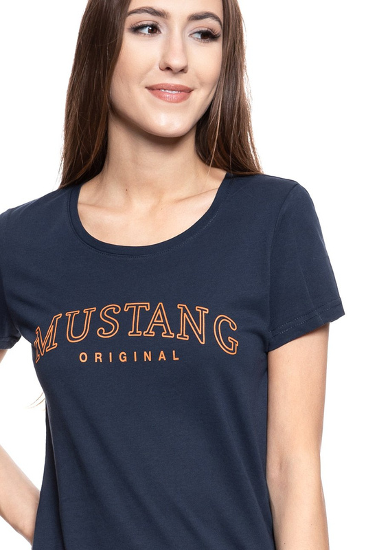 MUSTANG T SHIRT DAMSKI Alexia C Print DARK SAPPHIRE 1008380 4136