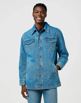 MESKA KURTKA JEANSOWA  WRANGLER  WRANGE JACKET IRON FORGE 112371445