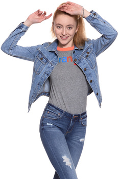 DAMSKA KURTKA JEANSOWA LEE RIDER JACKET SUPER STONEWASH L54MRD66 112112852