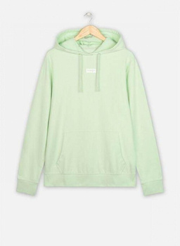 WRANGLER LOGO HOODIE MĘSKA BLUZA GREEN SPRAY W6C4HLXHR 112130707