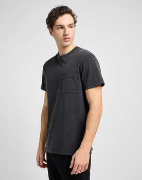 MESKA KOSZULKA LEE RELAXED POCKET TEE WASHED BLACK 112334746