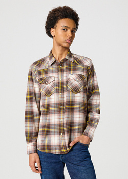 WRANGLER MĘSKA KOSZULA WESTERN SHIRT GINGERBREAD 112357247 W5B4014345