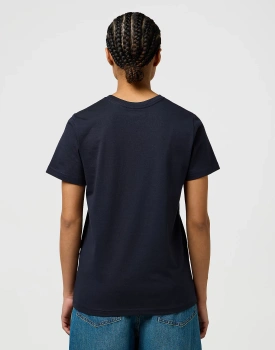 DAMSKA KOSZULKA WRANGLER SIGN OFF TEE DARK NAVY 112370764