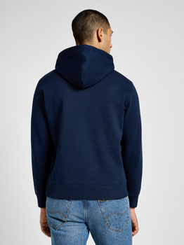 LEE MĘSKA BLUZA Z KAPTUREM LEE SEASONAL HOODIE INKY BLUE 112358048