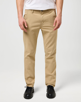 MESKIE SPODNIE WRANGLER REGULAR CHINO CORNSTALK 112371101
