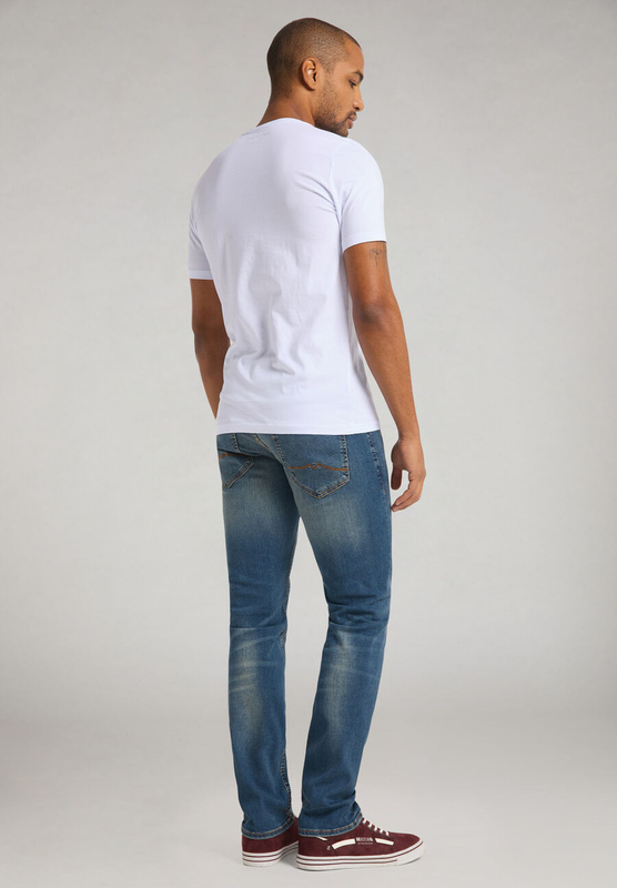 MUSTANG Style 2-Pack C-Neck MĘSKA KOSZULKA T-SHIRT DWUPAK General White 1006169 2045
